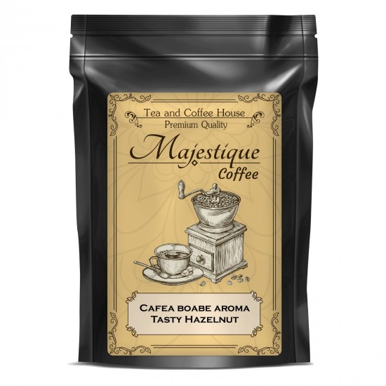 Cafea boabe cu aroma de Tasty hazelnut